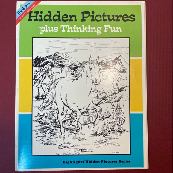 Vintage 1986 Highlights Hidden Pictures Series Lot of 5 Activity Books - Picture 3 of 7